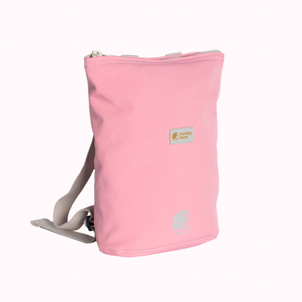 Petit sac à dos softshell pour enfant Monkey Mum® - Barbe à papa