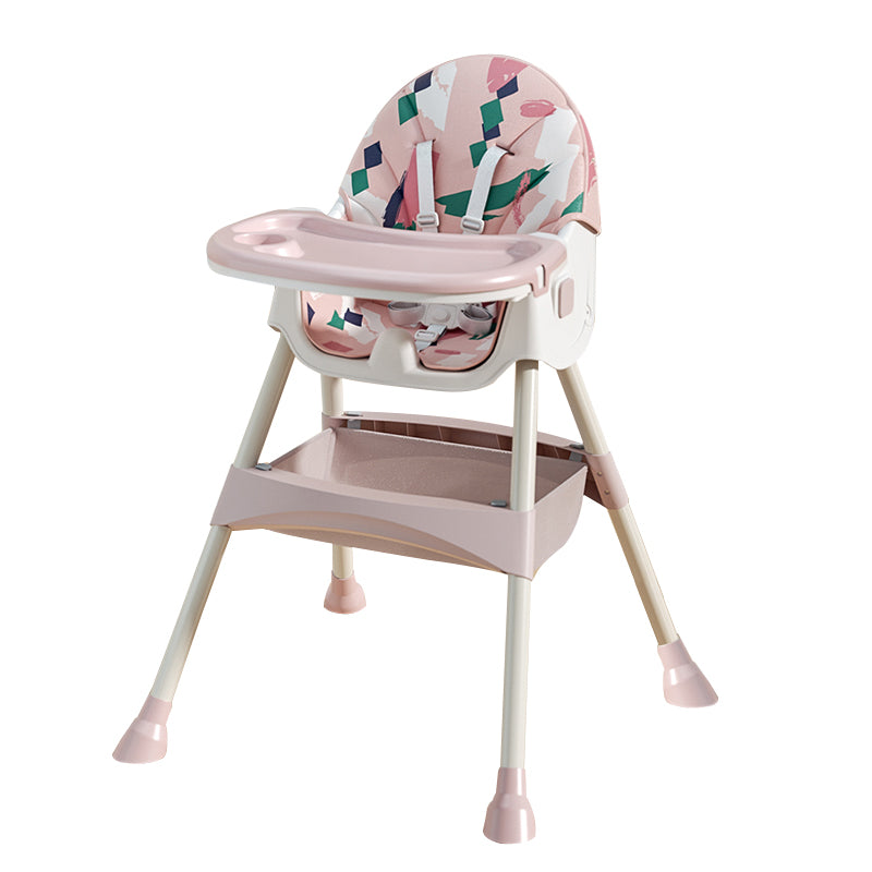 Chaise haute pour enfant 2 en 1 Comfort - Rose Ornement