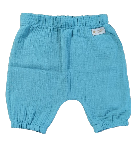 Short en mousseline Monkey Mum® - Menthe