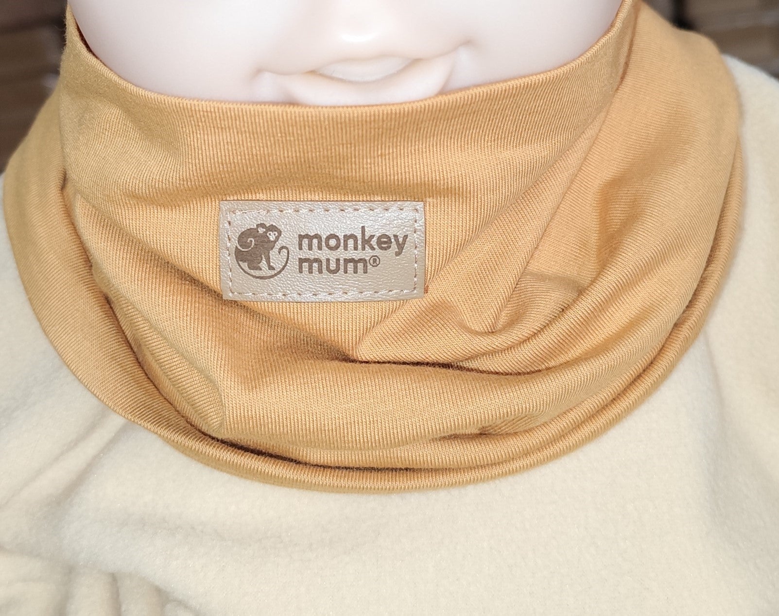 Tour de cou Monkey Mum® - Moutarde