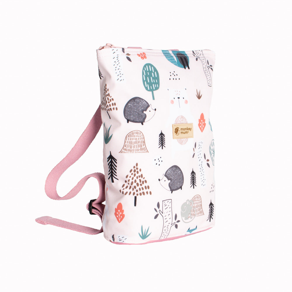 Petit sac à dos softshell pour enfant Monkey Mum® - Animaux du jour