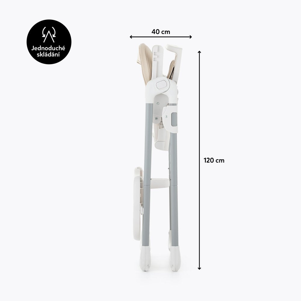 Housse de siège et plateau PETITE&MARS pour chaise haute Gusto Mature Olive