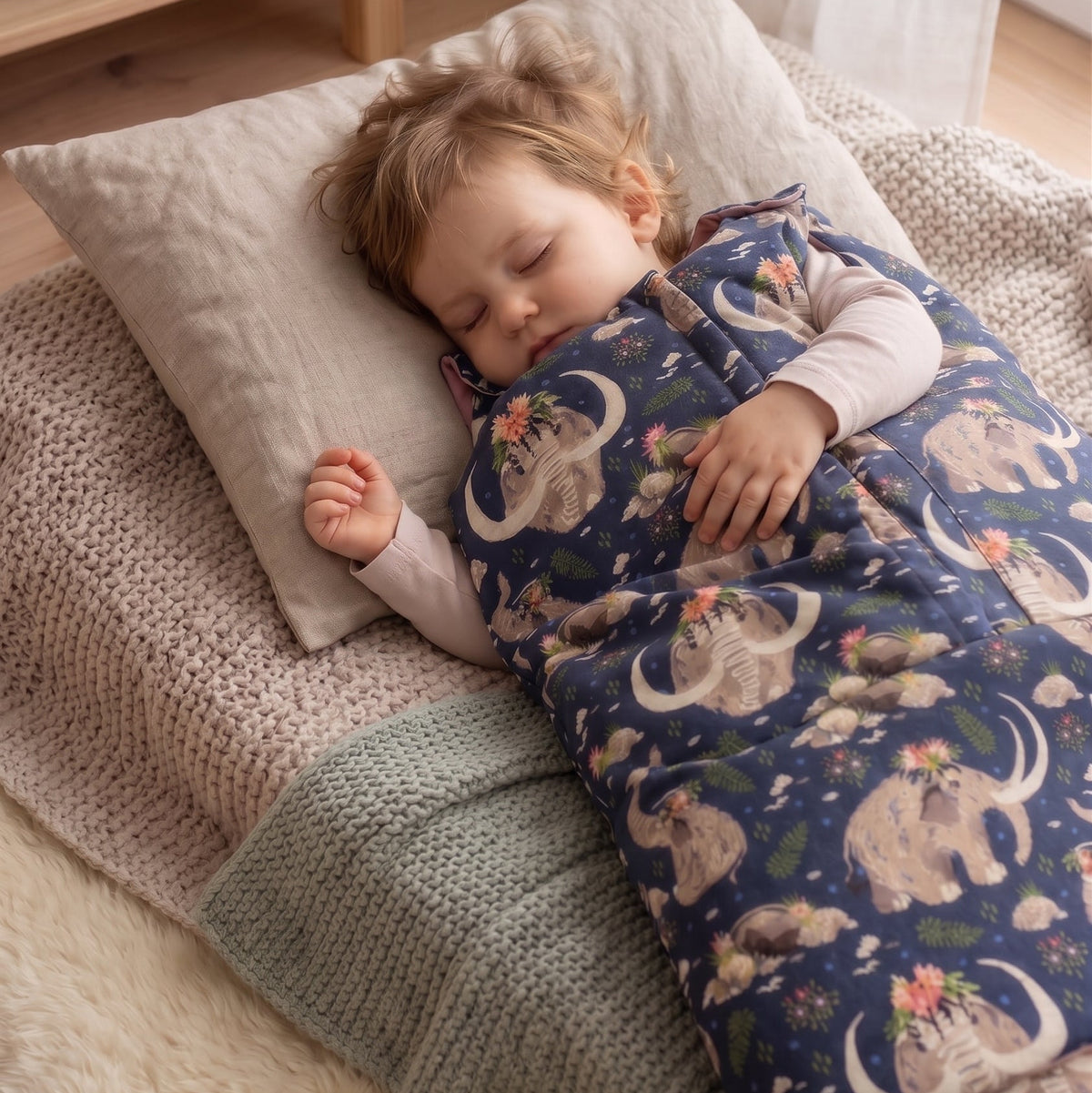 Sac de couchage évolutif d’hiver Monkey Mum® 0 - 4 ans - lot - Princesse mammouth