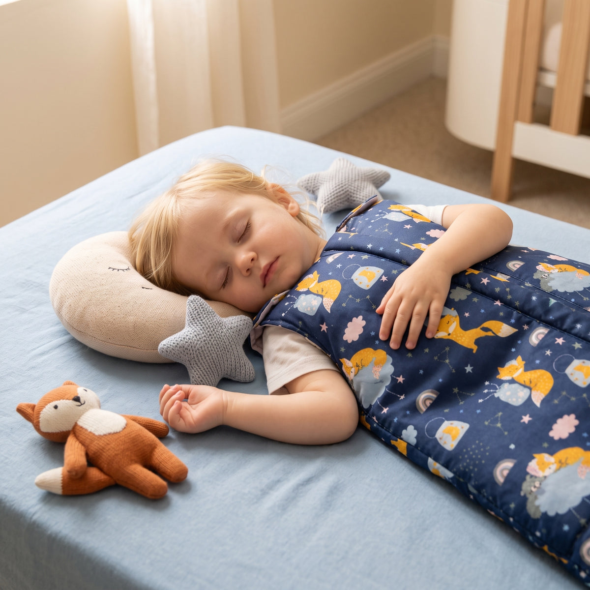 Sac de couchage évolutif d’hiver Monkey Mum® 0 - 4 ans - lot - Rêveries avec le renard