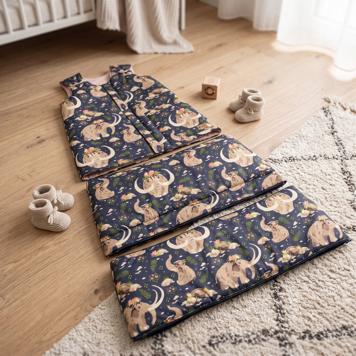 Sac de couchage évolutif d’hiver Monkey Mum® 0 - 4 ans - lot - Princesse mammouth