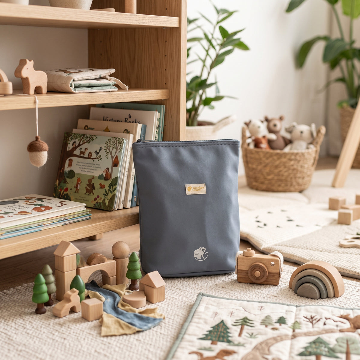 Petit sac à dos softshell pour enfant Monkey Mum® - Excursion mystérieuse