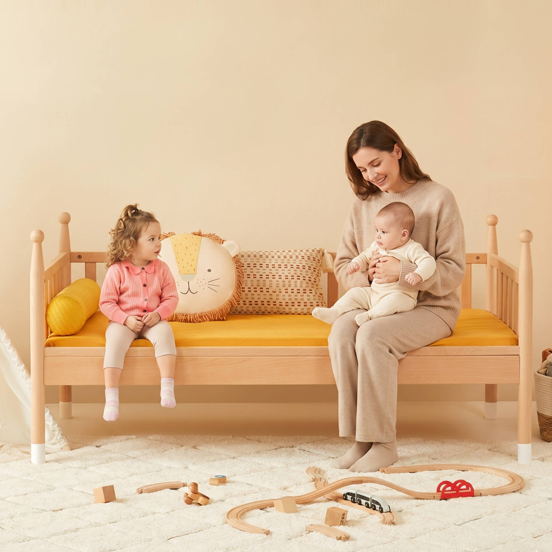 Lit enfant 5 en 1 - Massif