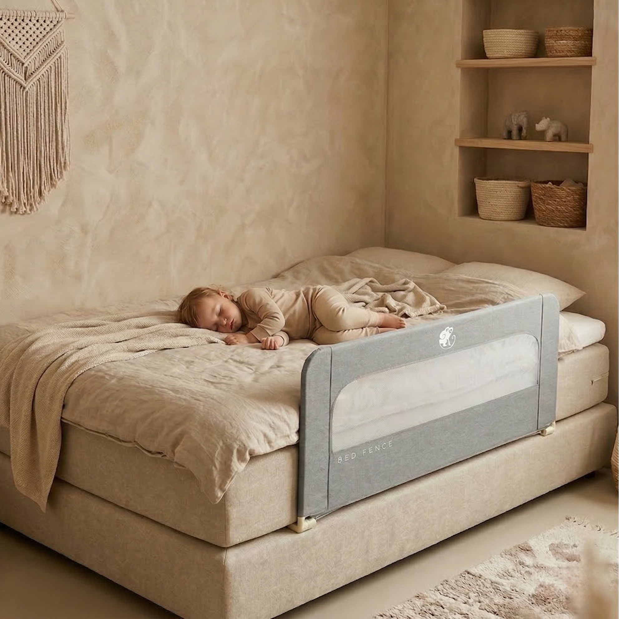 Barrière de lit Monkey Mum® Short - déballée