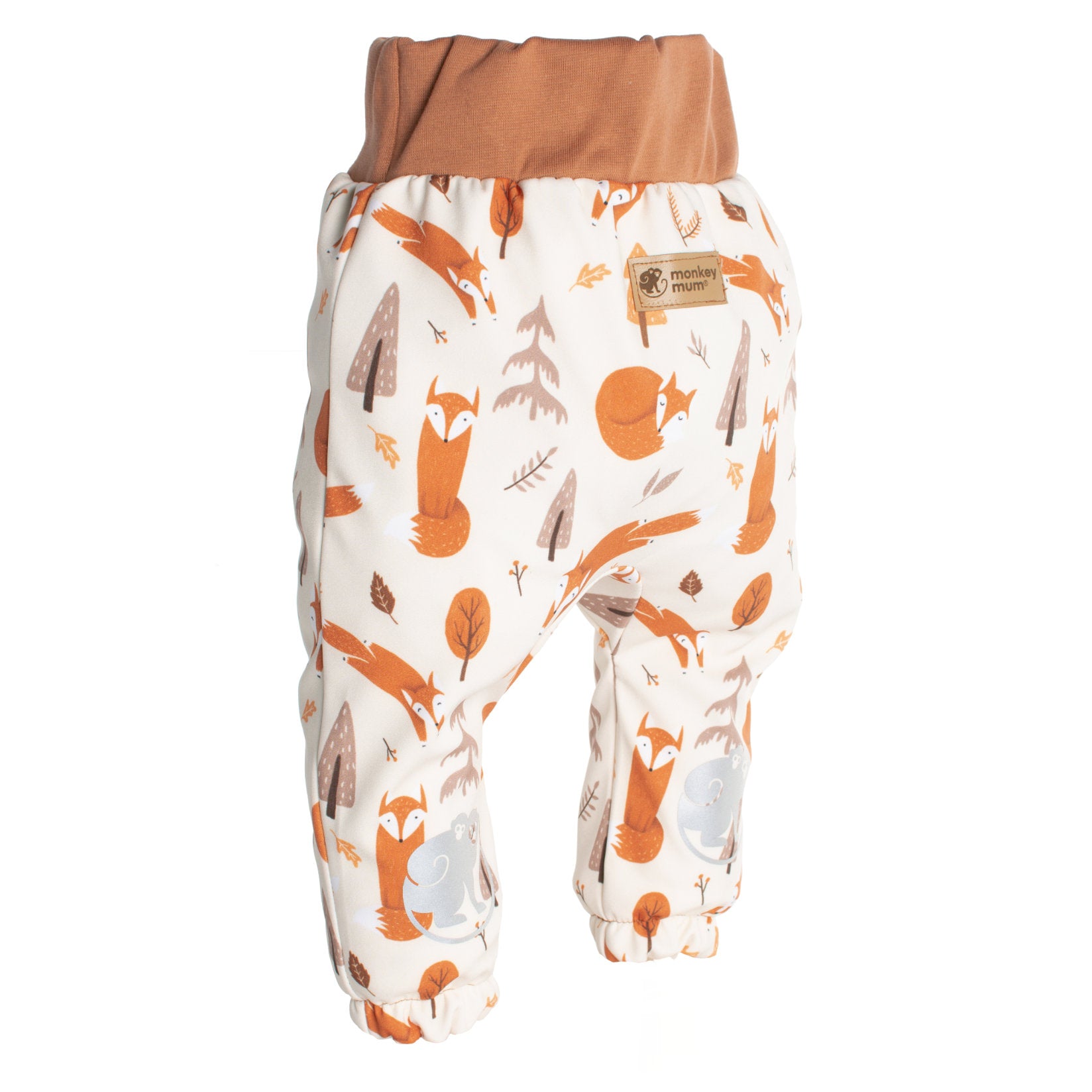 Pantalon enfant softshell avec membrane Monkey Mum® - Jeux de renard