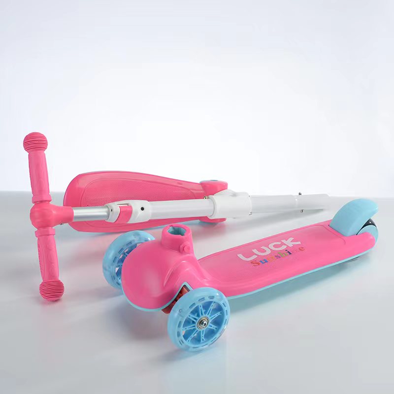 Trottinette pour enfants avec siège - 3 en 1 - Jaune - PIÈCE D’EXPOSITION
