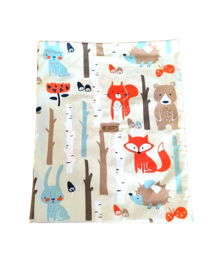 Sac en tissu Monkey Mum® - Animaux de la forêt