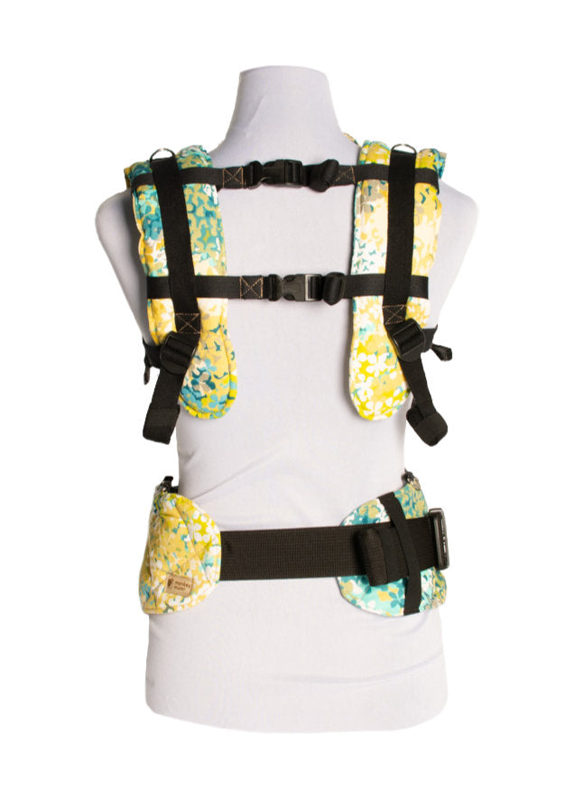 Monkey Mum® Porte-bébé évolutif ergonomique Carrie - Prairie en fleurs