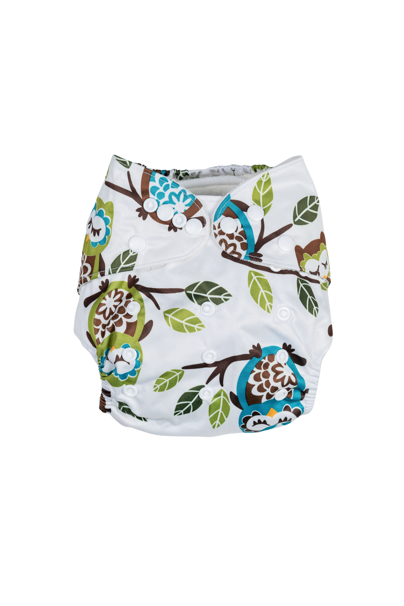 Couche lavable évolutive en bambou - Petites chouettes sages