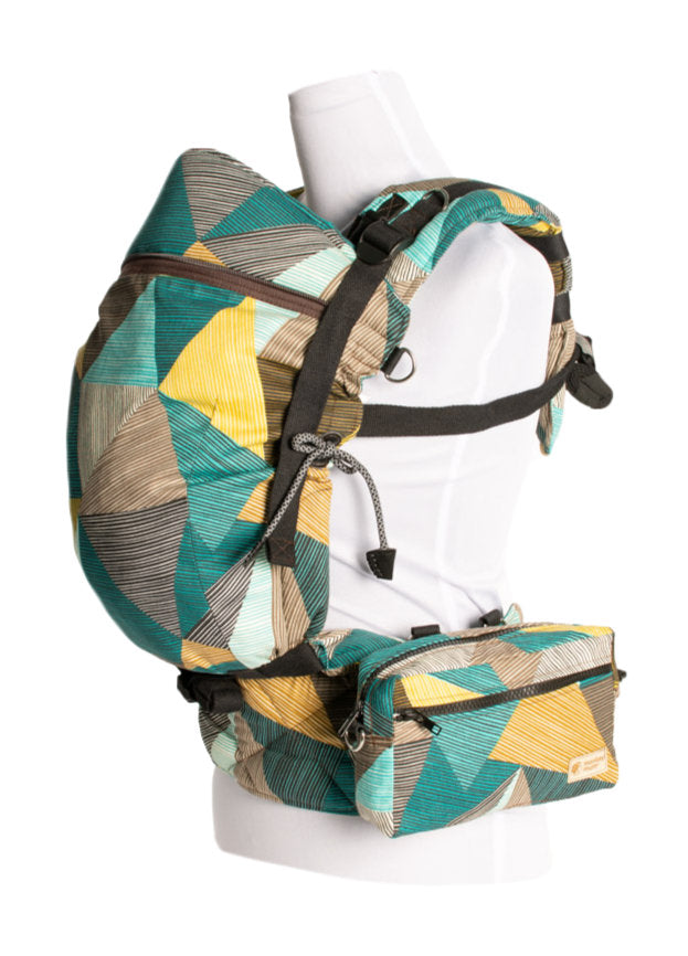 Monkey Mum® Banane multifonction pour porte-bébé Carrie - Charme géométrique