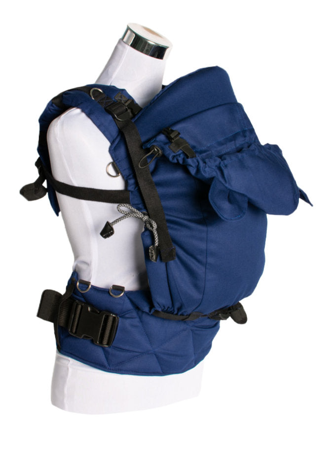Monkey Mum® Capuche légère pour porte-bébé Carrie - Bleu marine