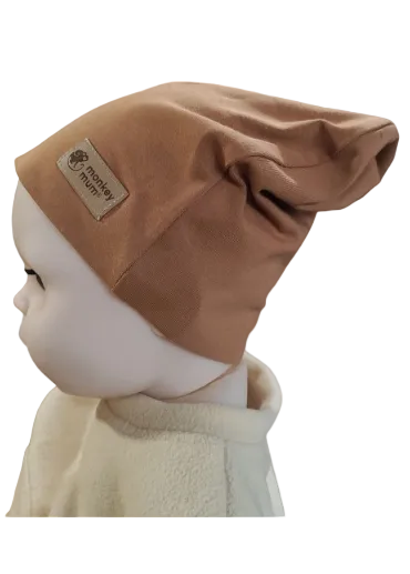 Bonnet Monkey Mum® - Marron clair