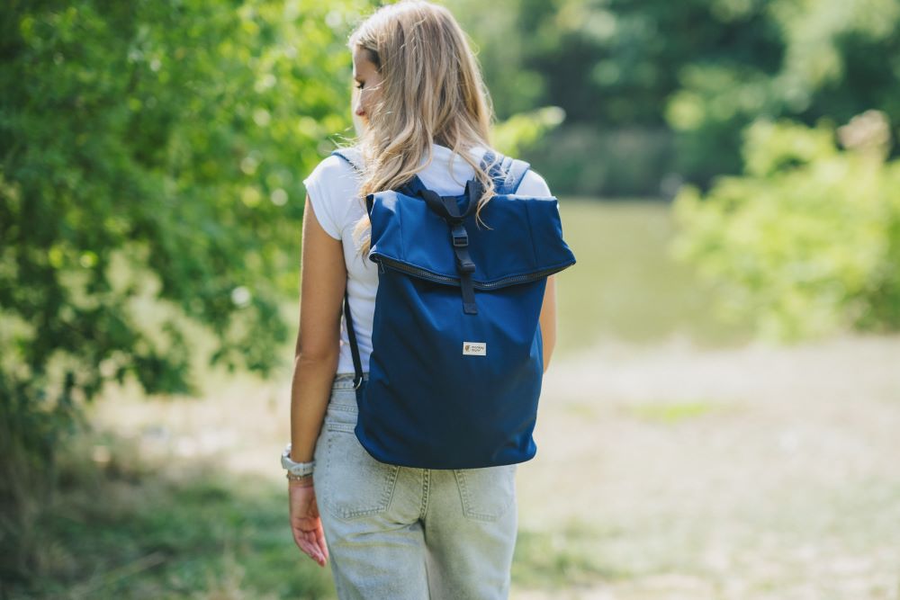 Monkey Mum® Sac à dos intégré en softshell pour porte-bébé Carrie - Ciel nocturne