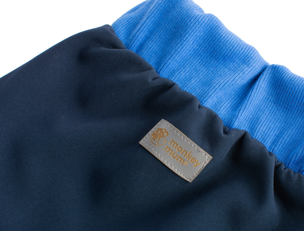 Dětské softshellové kalhoty s membránou Monkey Mum® - Noční obloha