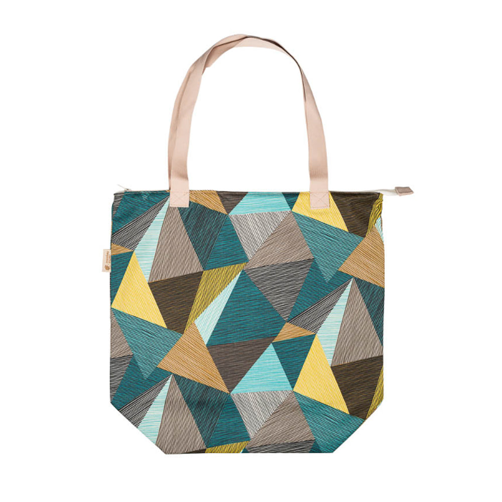 Monkey Mum® Petit sac en tissu pour accessoires Carrie - Charme géométrique