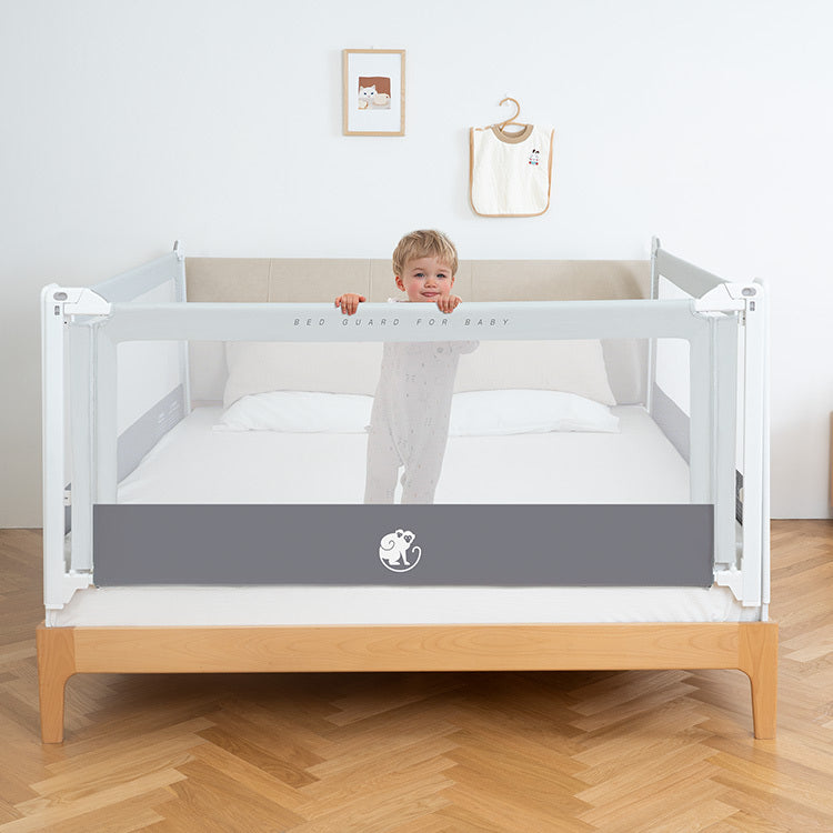 Barrière de lit Monkey Mum® Popular - gris clair