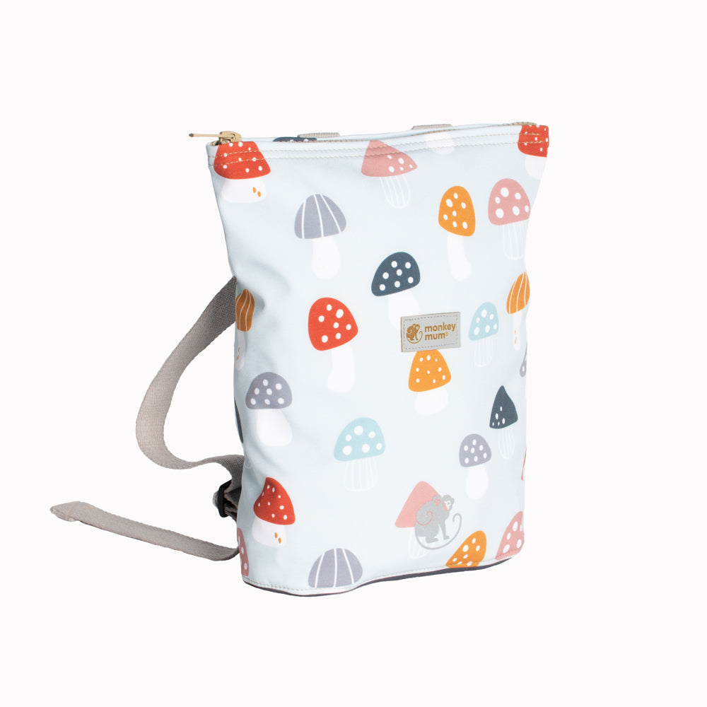 Petit sac à dos softshell pour enfant Monkey Mum® - Amanites multicolores