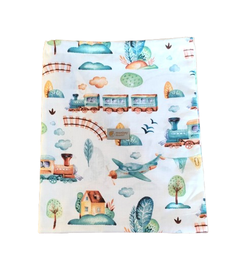 Sac en tissu Monkey Mum® - Petit train