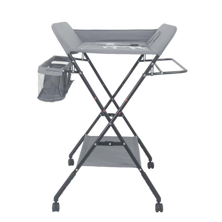 Table à langer de voyage pour enfant - Gris foncé