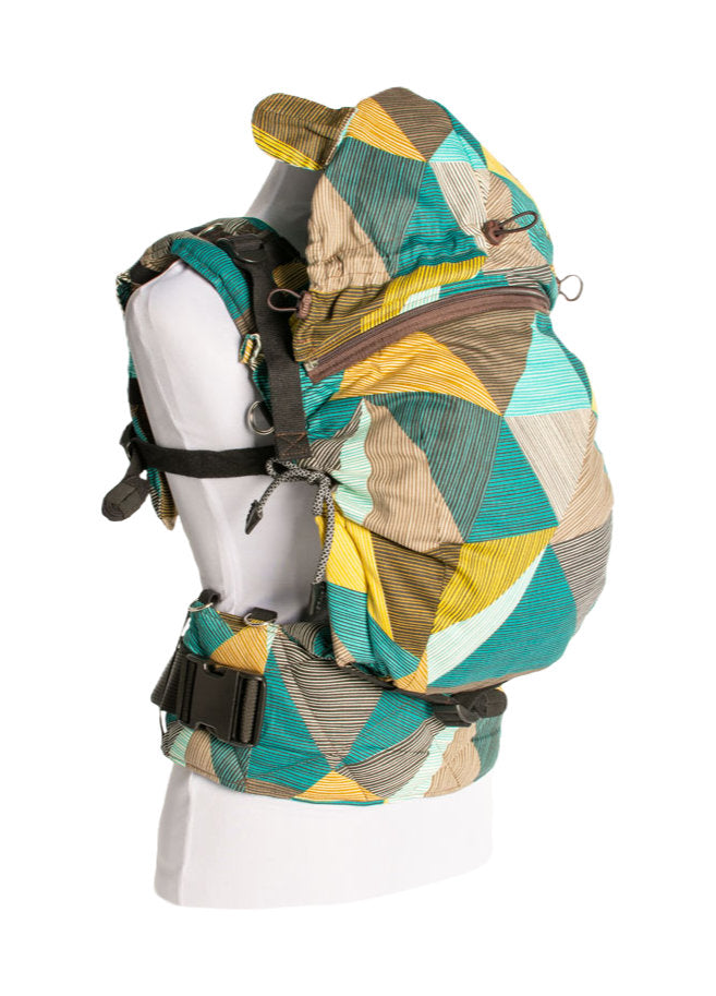Monkey Mum® Capuche légère pour porte-bébé Carrie - Charme géométrique