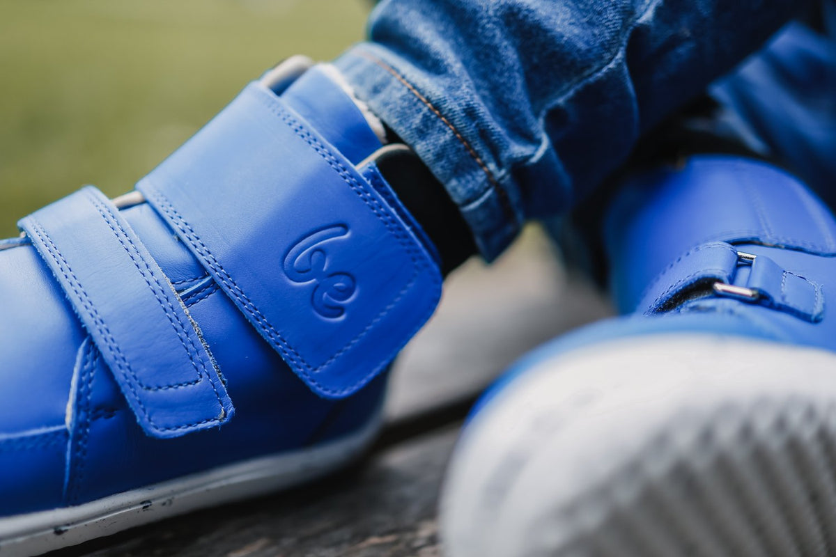 Be Lenka Chaussures pieds nus hiver enfant Panda 2.0 - Bleu & Blanc