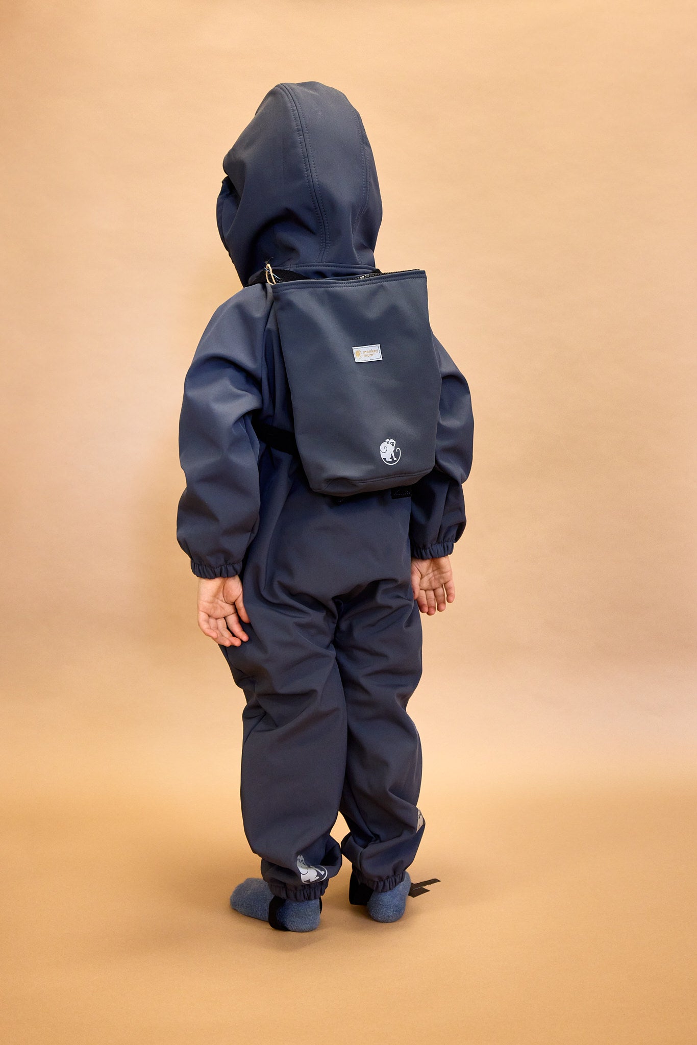 Petit sac à dos softshell pour enfant Monkey Mum® - Barbe à papa