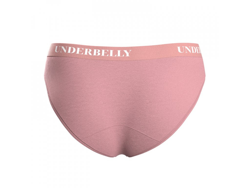 Culotte menstruelle Underbelly univers, Menstruations plus faibles - vieux rose
