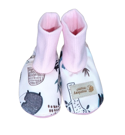 Monkey Mum® Chaussons softshell avec membrane - Animaux du jour