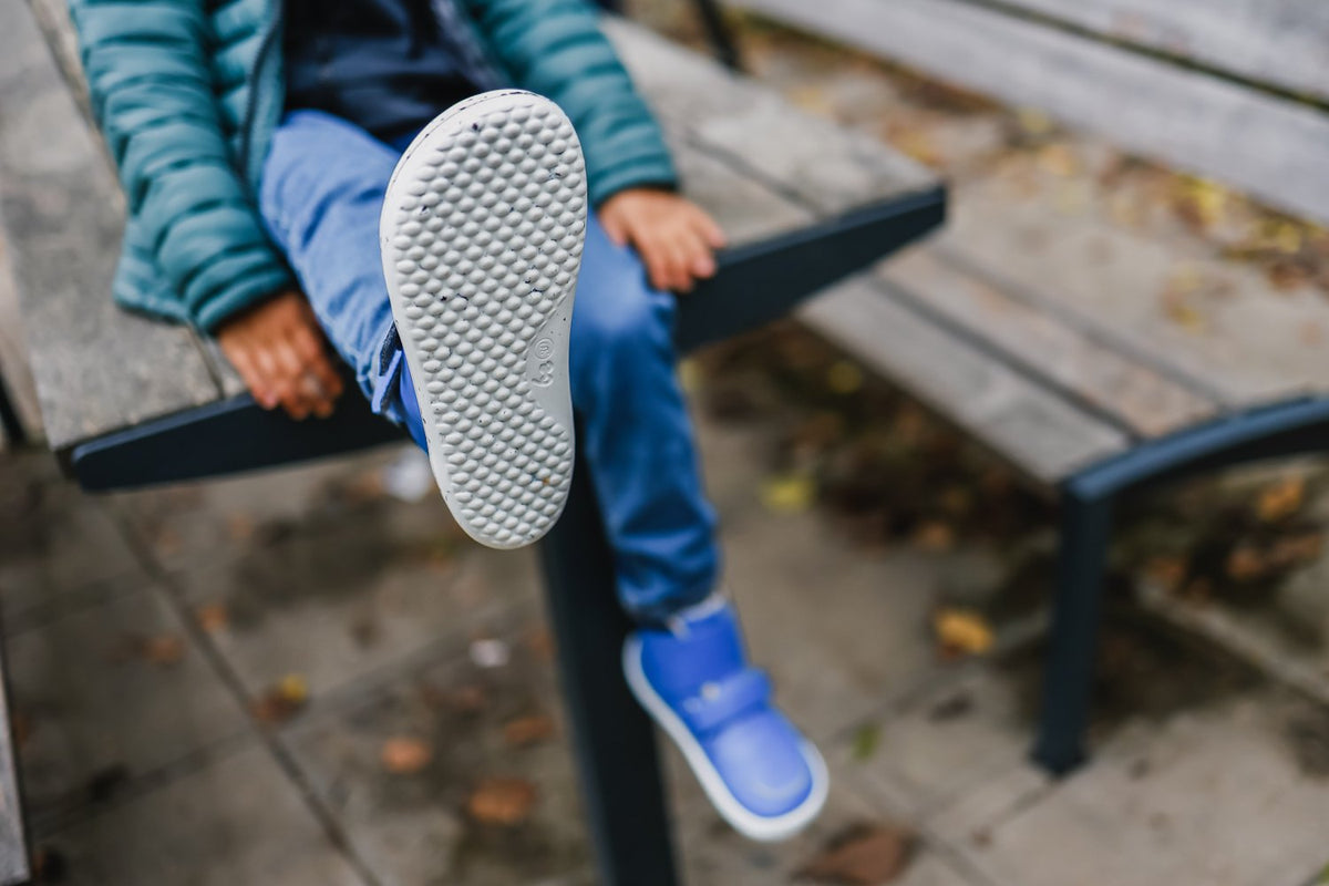 Be Lenka Chaussures pieds nus hiver enfant Panda 2.0 - Bleu & Blanc