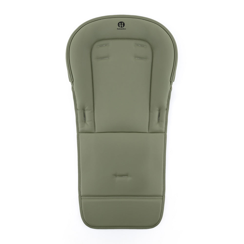 Housse de siège et plateau PETITE&MARS pour chaise haute Gusto Mature Olive