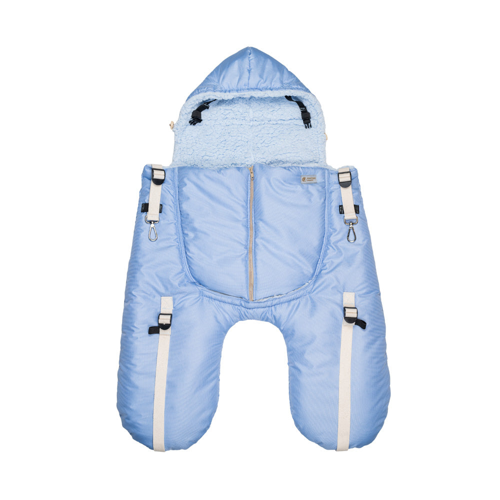 Monkey Mum® Pochette chauffante en tissu coupe-vent avec doublure en sherpa pour porte-bébé ou poussette Carrie - Petite souris