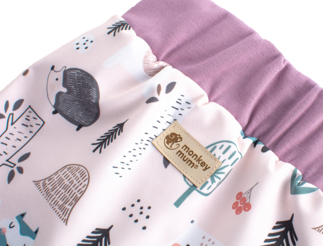 Pantalon enfant softshell avec membrane Monkey Mum® - Animaux du jour