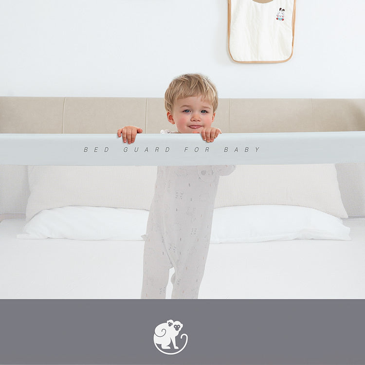 Barrière de lit Monkey Mum® Popular - gris clair