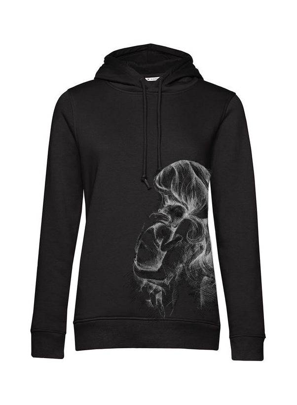 Sweat d’allaitement Monkey Mum® noir - maman aimante
