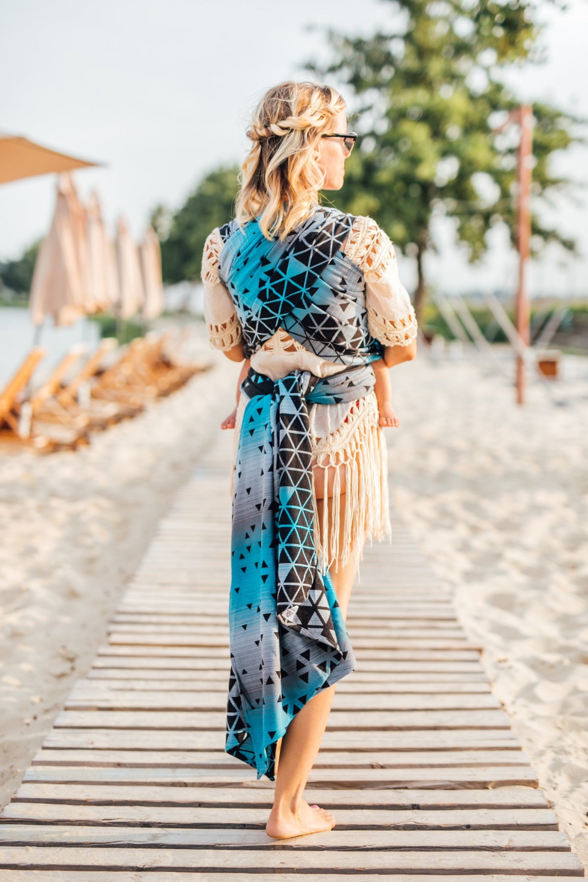 Foulard Be Lenka Mandala - Triangle - saphir
