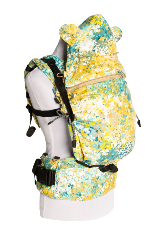 Monkey Mum® Capuche légère pour porte-bébé Carrie - Prairie en fleurs