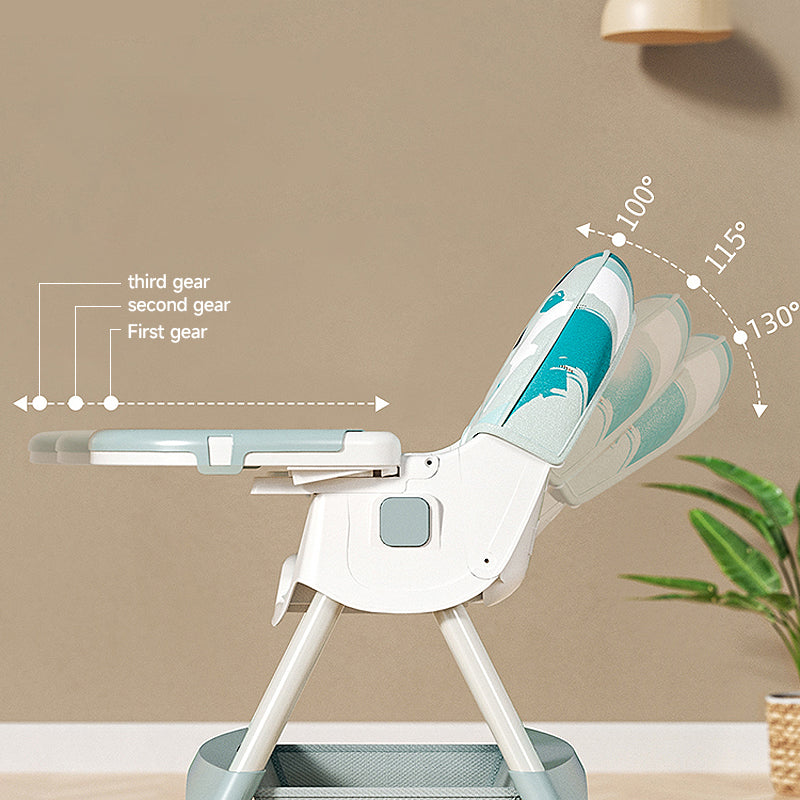 Chaise haute pour enfant 2 en 1 Comfort - Vert Ornement