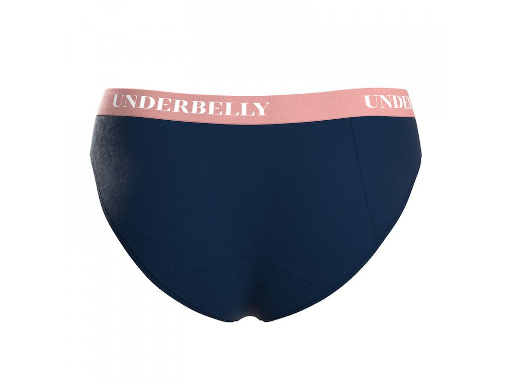 Culotte menstruelle Underbelly univers, Menstruations plus fortes - bleue