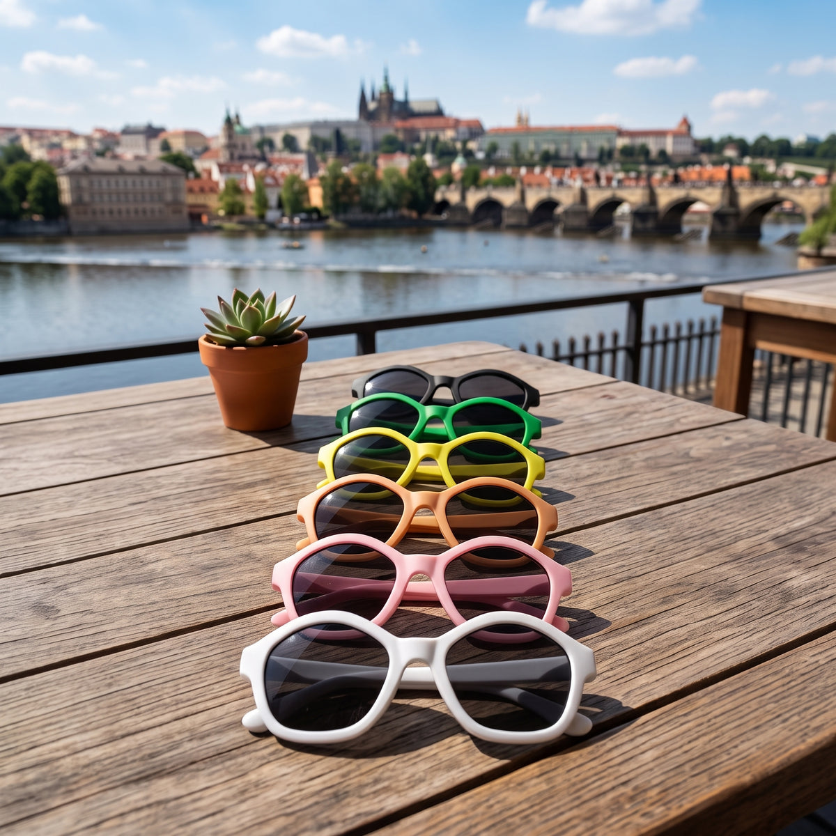 Lunettes de soleil pour enfants Monkey Mum® - Regard de panda - plusieurs couleurs