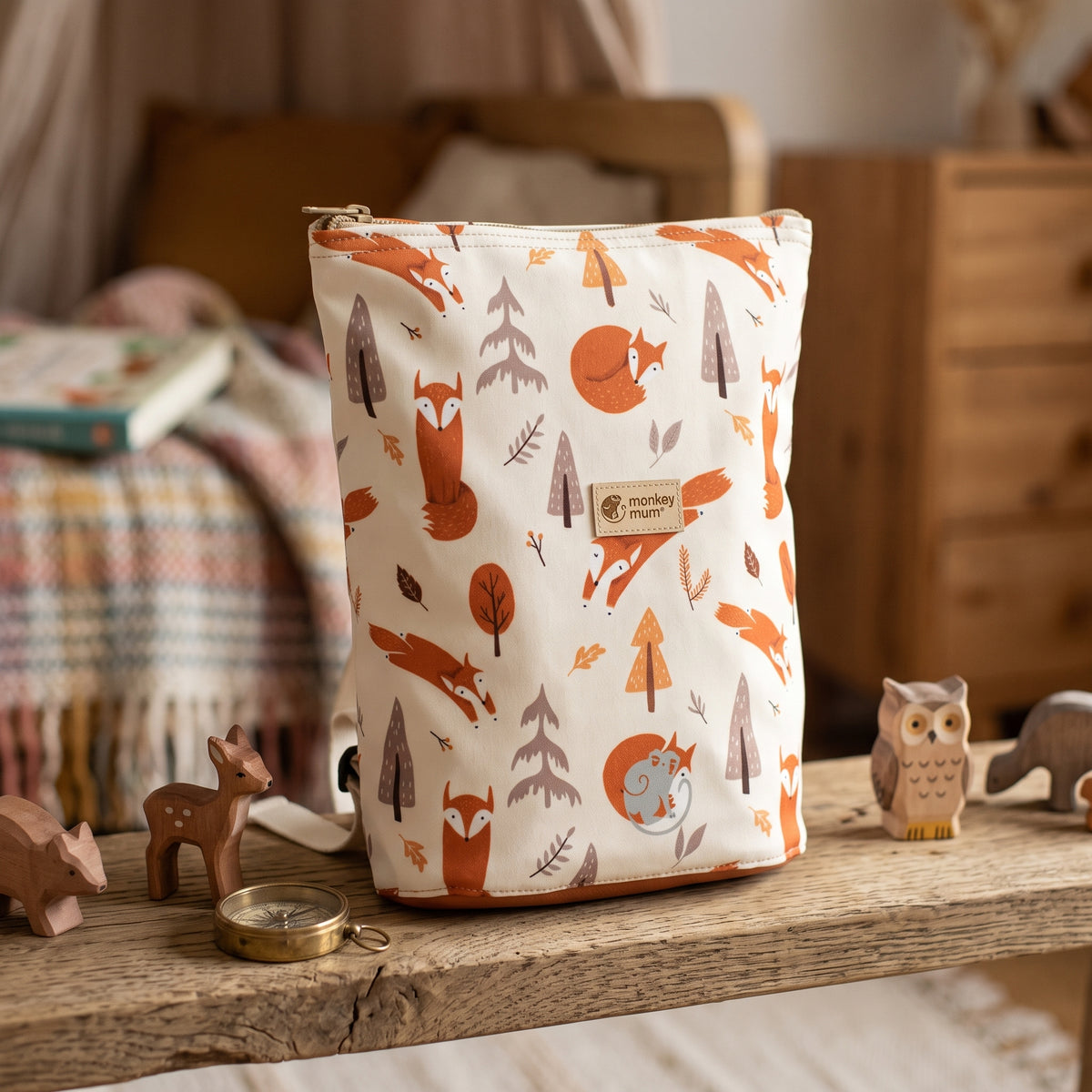 Petit sac à dos softshell pour enfant Monkey Mum® - Jeux de renard