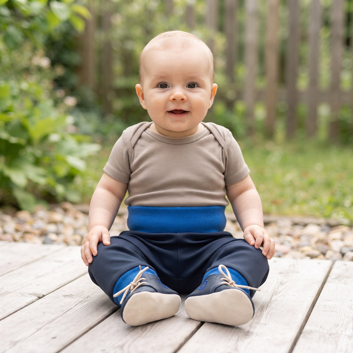Pantalon enfant softshell avec membrane Monkey Mum® - Ciel nocturne