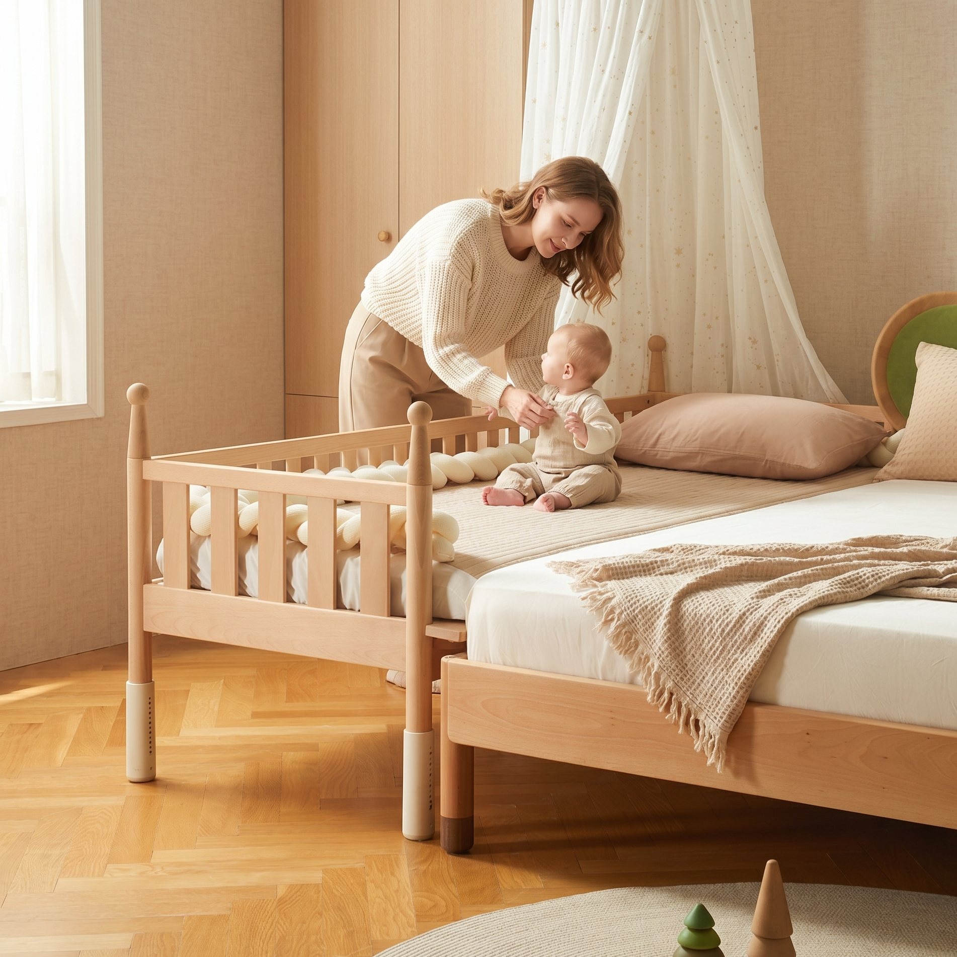 Lit enfant 5 en 1 - Massif