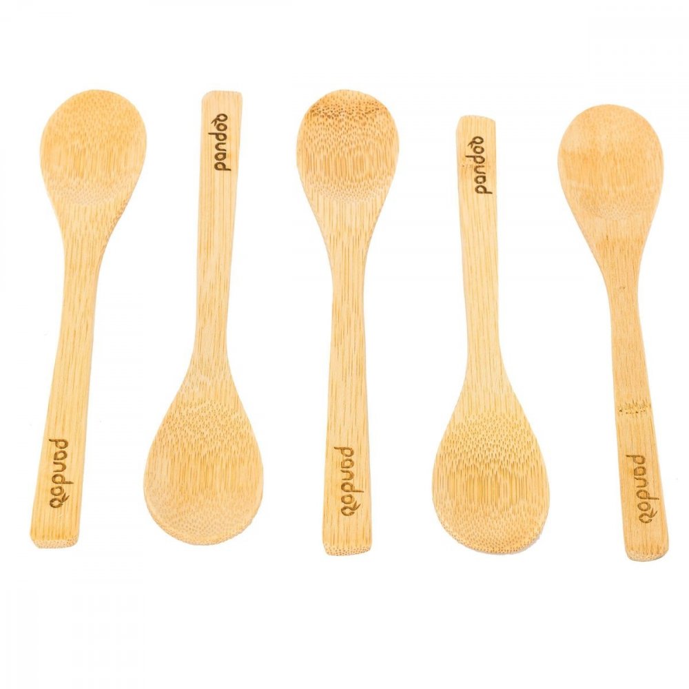 Cuillère en bambou, 5 pcs