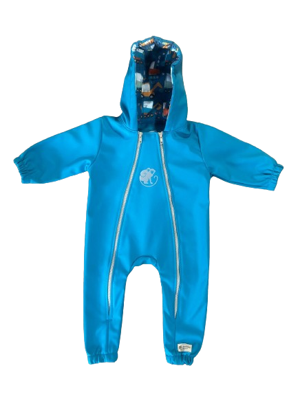 Monkey Mum® Combinaison softshell avec membrane – Joyeux chantier - taille 62/68, 74/80