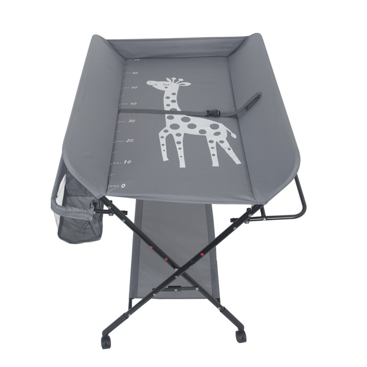 Table à langer de voyage pour enfant - Gris foncé - DÉBALLÉE, NON ENDOMMAGÉE