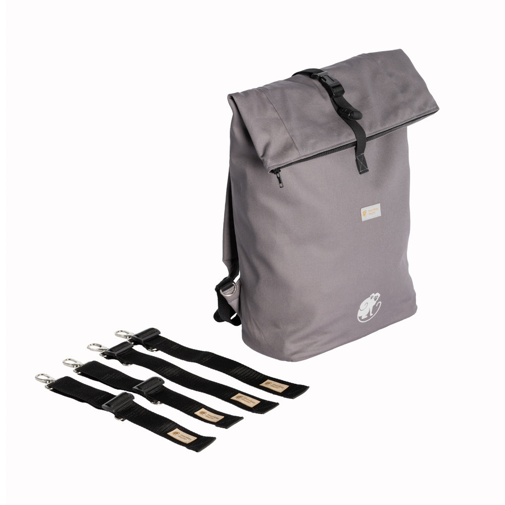 Monkey Mum® Sac à dos intégré en sergé pour porte-bébé Carrie - Brise fraîche